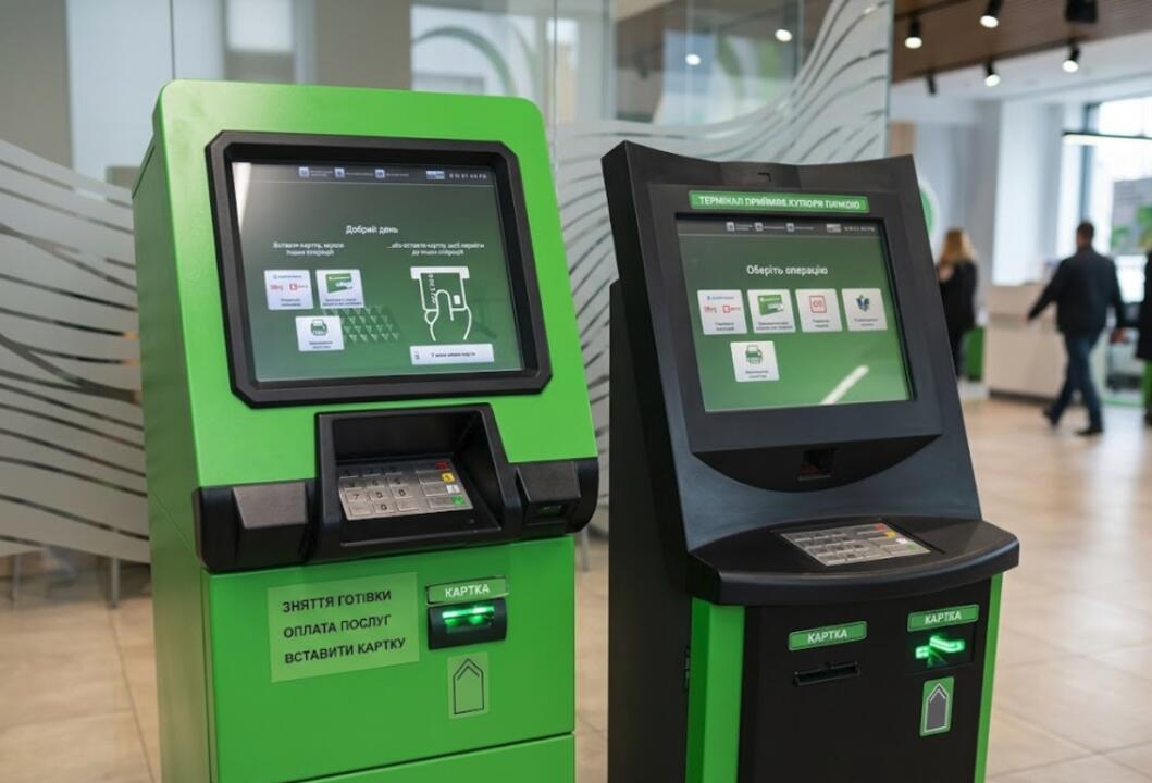 Оплата «Укртелекому» через термінал ПриватБанку